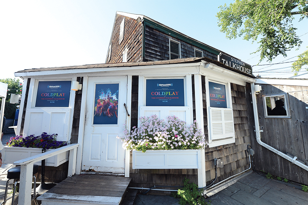 AMAGANSETT, NY - AUGUST 07: (EXCLUSIVE ACCESS) A view of the venue before Coldplay performs for SiriusXM in the Hamptons at The Stephen Talkhouse: Performance Airs Live on SiriusXM on August 7, 2016 in Amagansett, New York. (Photo by Kevin Mazur/Getty Images for SiriusXM)